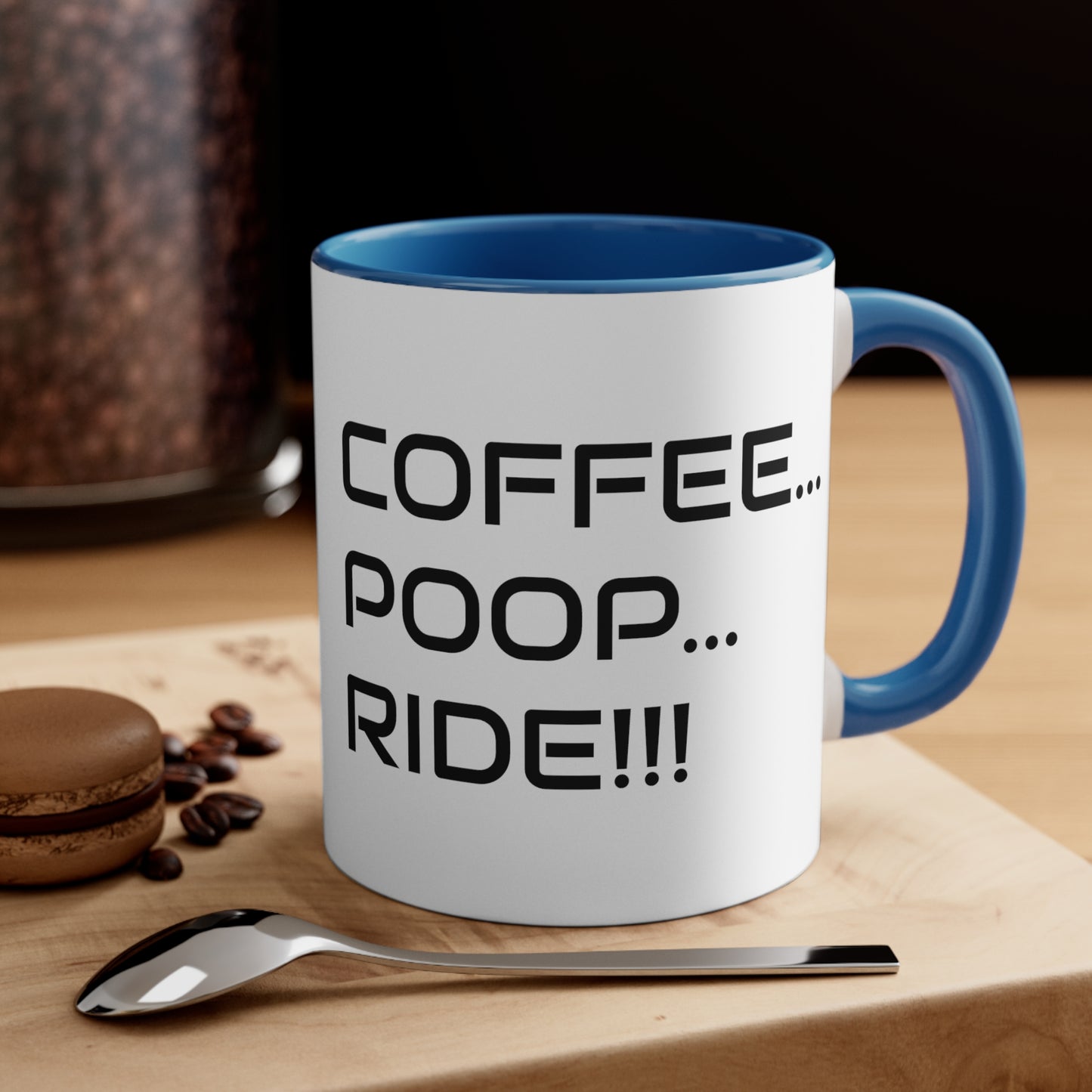 Morning Routine Coffee Mug (Cyclist), 11oz