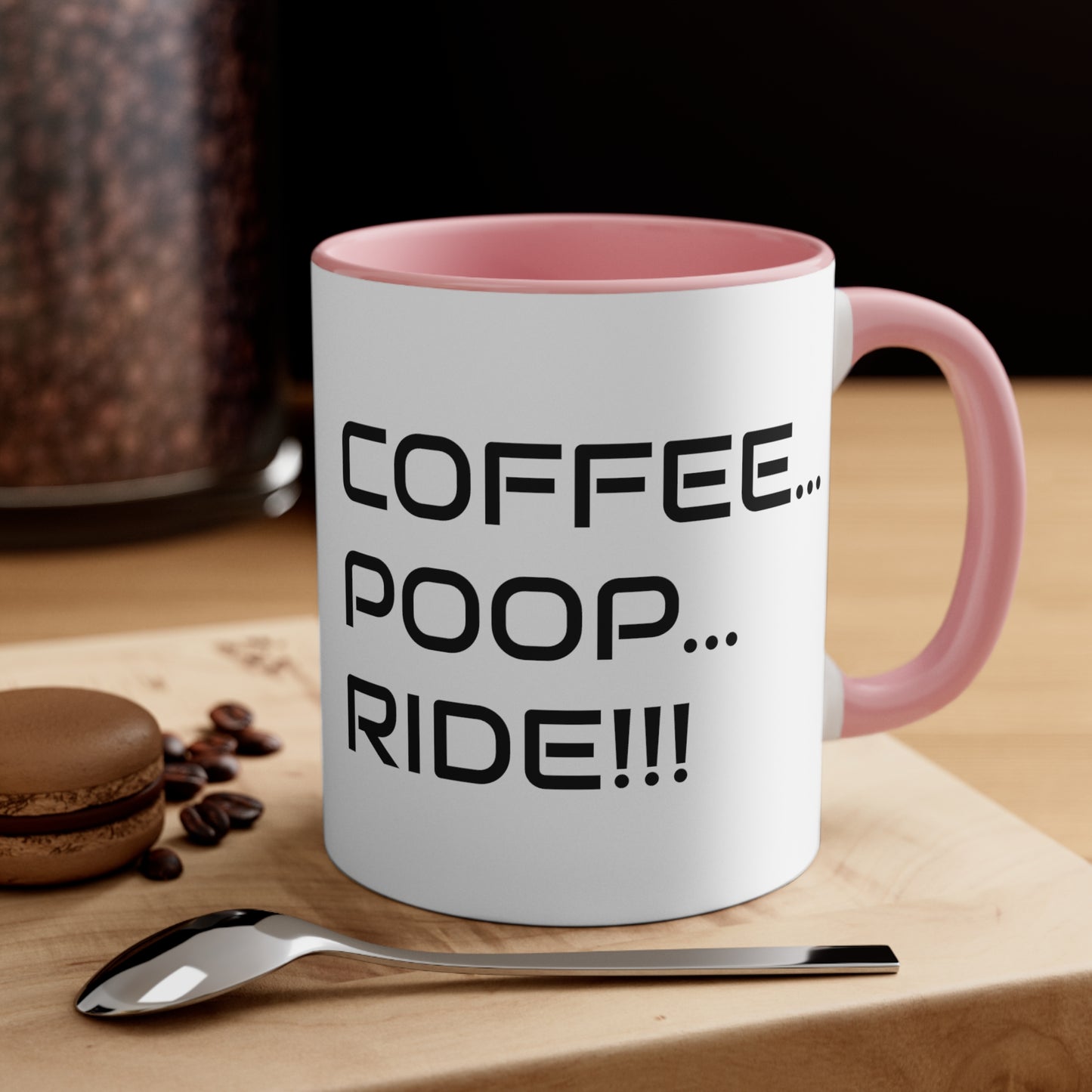 Morning Routine Coffee Mug (Cyclist), 11oz