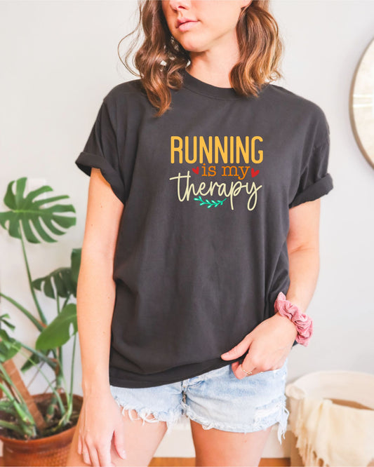 "Running is My Therapy" T-shirt